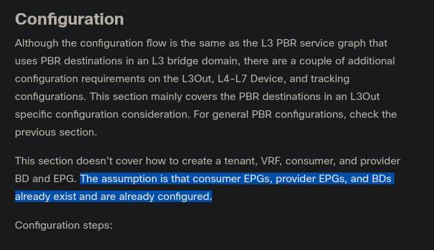 SGR config requirements